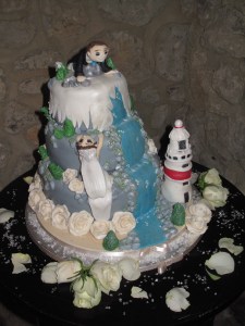 Our wedding cake (picture taken by Bill Kean)