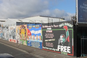 Some of the murals in West Belfast