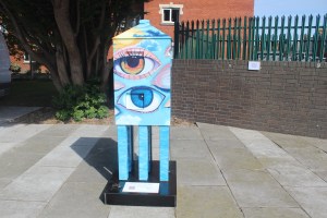 One of the 6ft lighthouses making up the trail