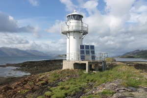 The beacon at Port Appin