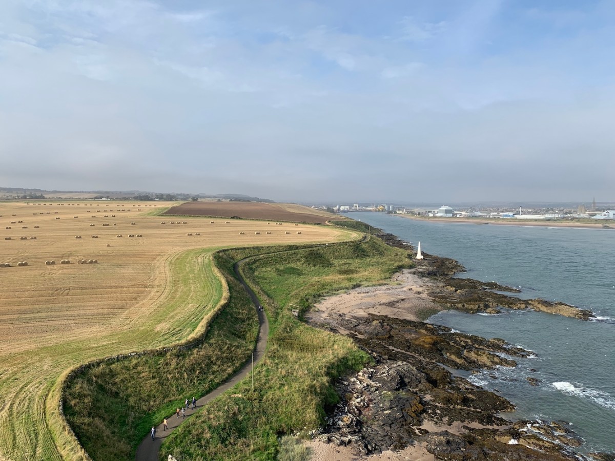 Scurdie Ness view from top